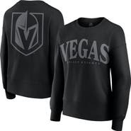 FANATICS Women's Fanatics Black Vegas Golden Knights Elements Flow Pullover Sweatshirt
