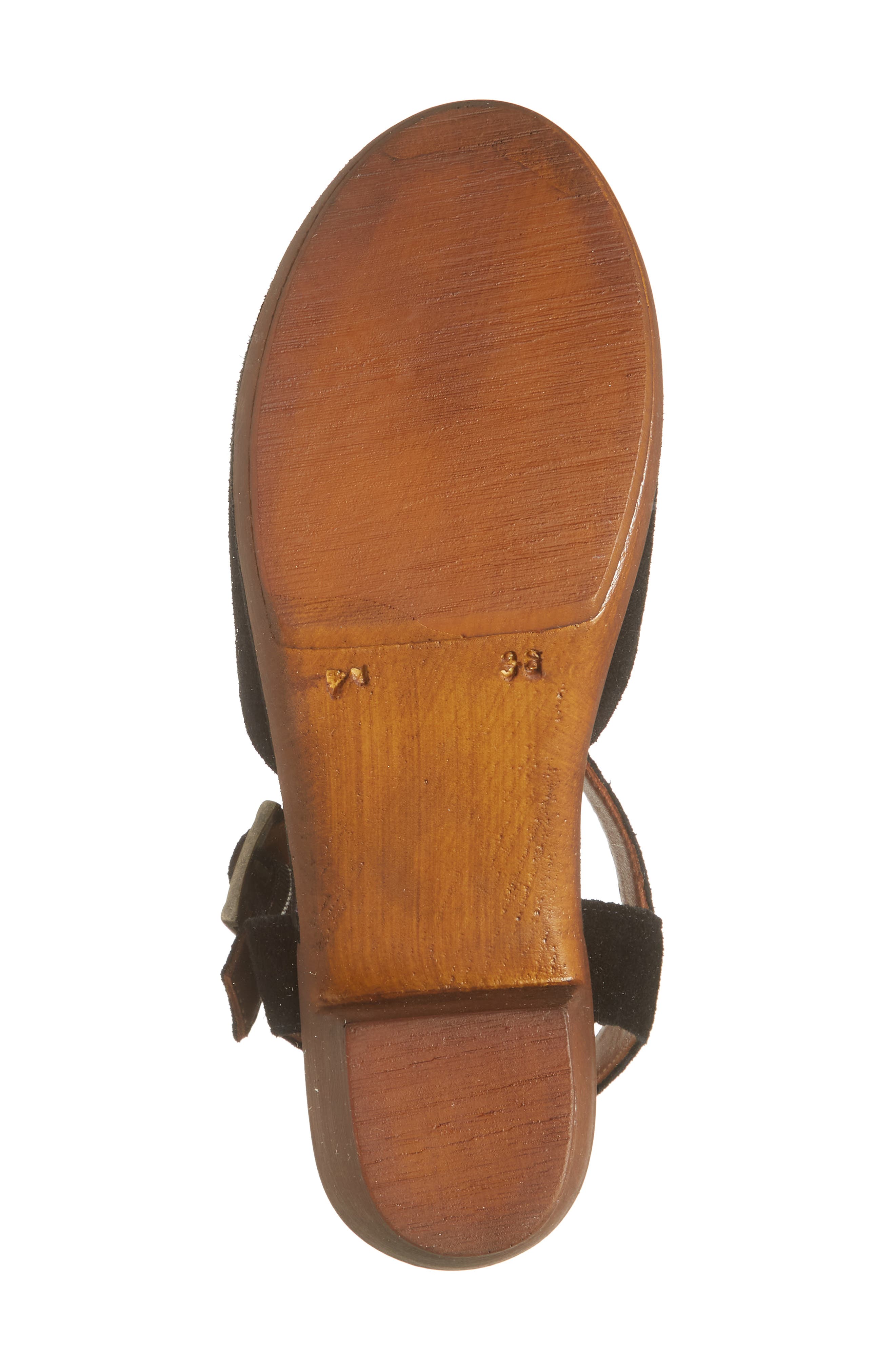 Cordani Warner Ankle Strap Platform Clog, Alternate, color, Black Suede