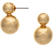 RIVKA FRIEDMAN Double Bubble Drop Earrings