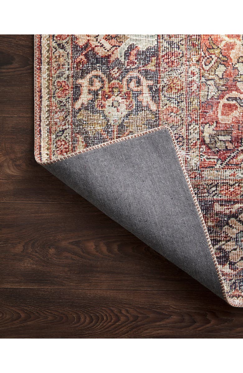 LOLOI Layla Rug - Spice/Marine - 5'0" x 7'6", Alternate, color, 