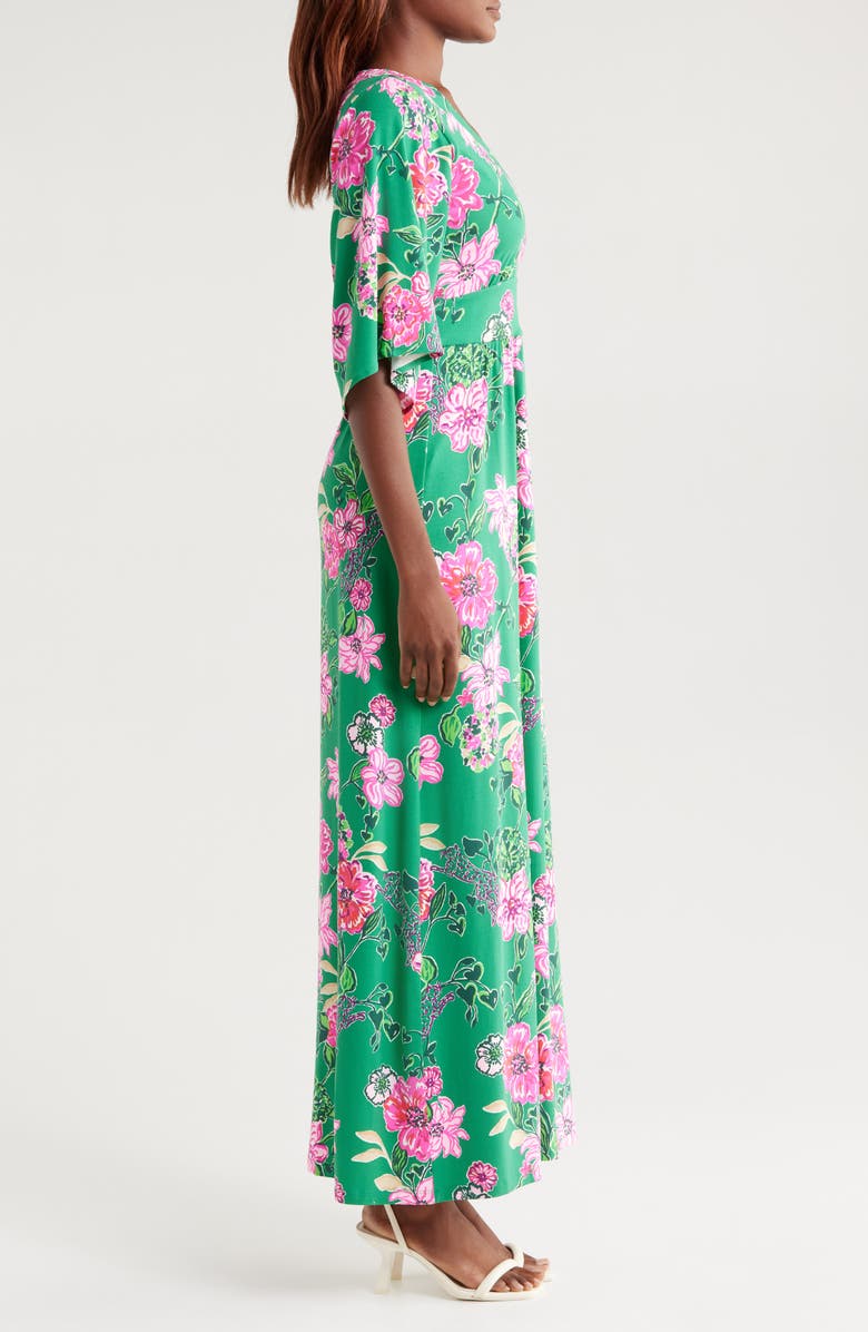 Lilly Pulitzer<sup>®</sup> Roselle Maxi Dress, Alternate, color, Green Multi