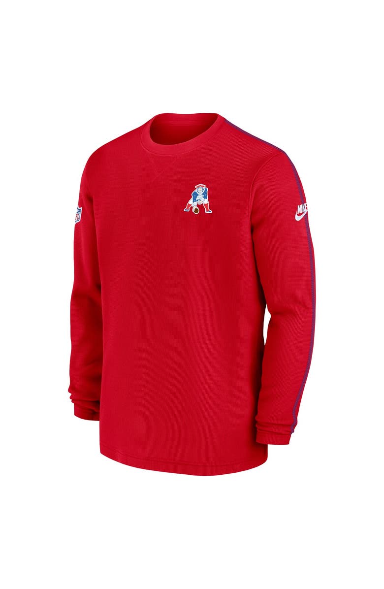Nike Men's Nike Red New England Patriots Alternate Logo Coach Long Sleeve Top, Alternate, color,