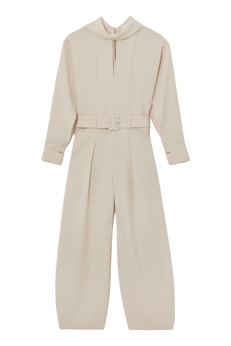 June High Neck Jumpsuit, Alternate, color, STONE NEUTRAL