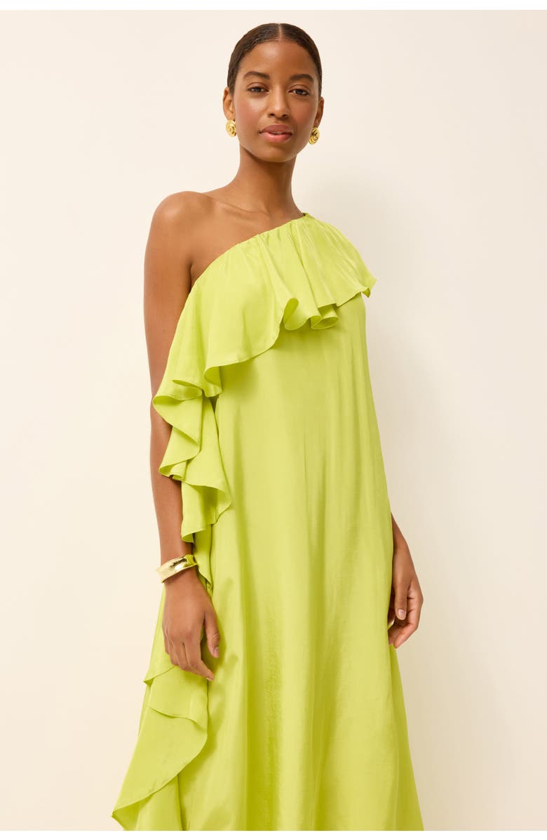 Marie Oliver Mora Dress, Alternate, color, Apple