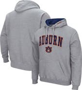 COLOSSEUM Men's Colosseum Heather Gray Auburn Tigers Arch & Logo 3.0 Pullover Hoodie