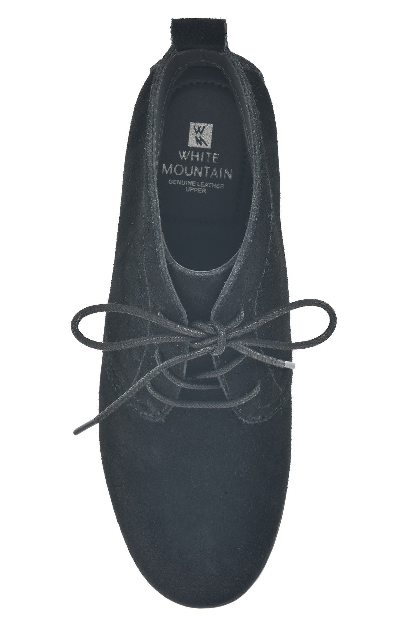 White Mountain Footwear WHITE MOUNTAIN Auburn Chukka Boot, Alternate, color, Black Suede