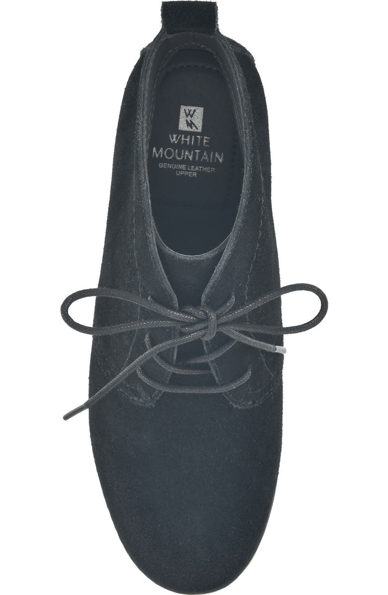 White Mountain Footwear WHITE MOUNTAIN Auburn Chukka Boot, Alternate, color, Black Suede