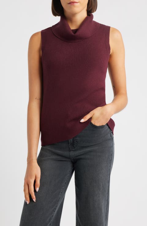 Turtleneck Sleeveless Sweater