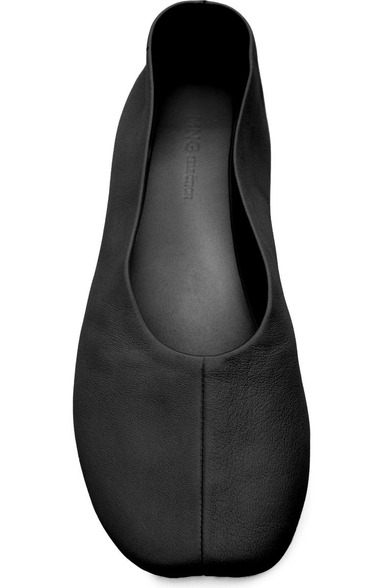 MANGO Ballet Flat, Alternate, color, Black