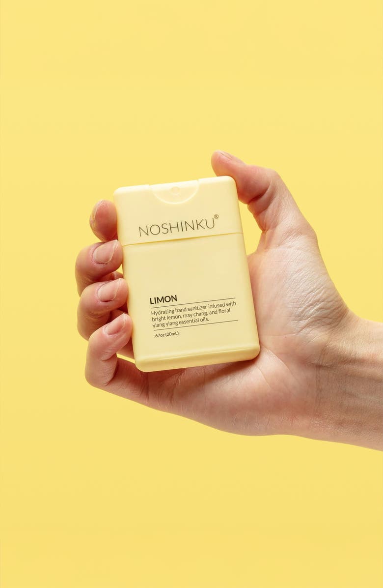 NOSHINKU Refillable Limon Hydrating Hand Sanitizer Spray, Alternate, color, Limon