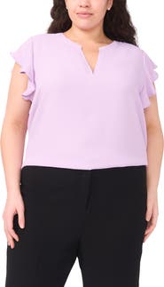 Halogen® Flutter Sleeve Top