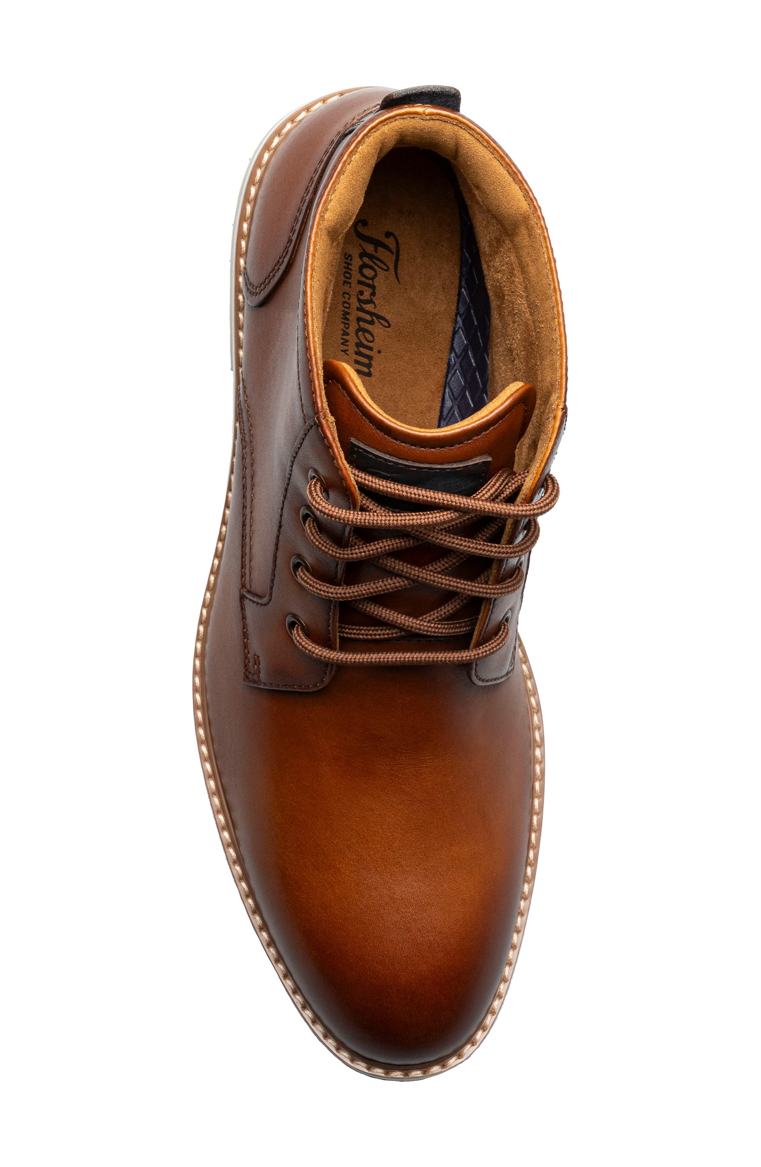 Florsheim Renegade Plain Toe Boot, Alternate, color, Cognac