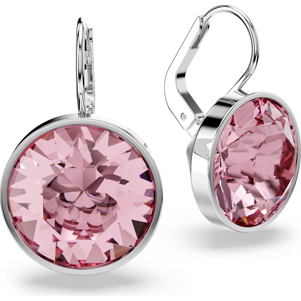 Swarovski Bella Drop Earrings In Pink