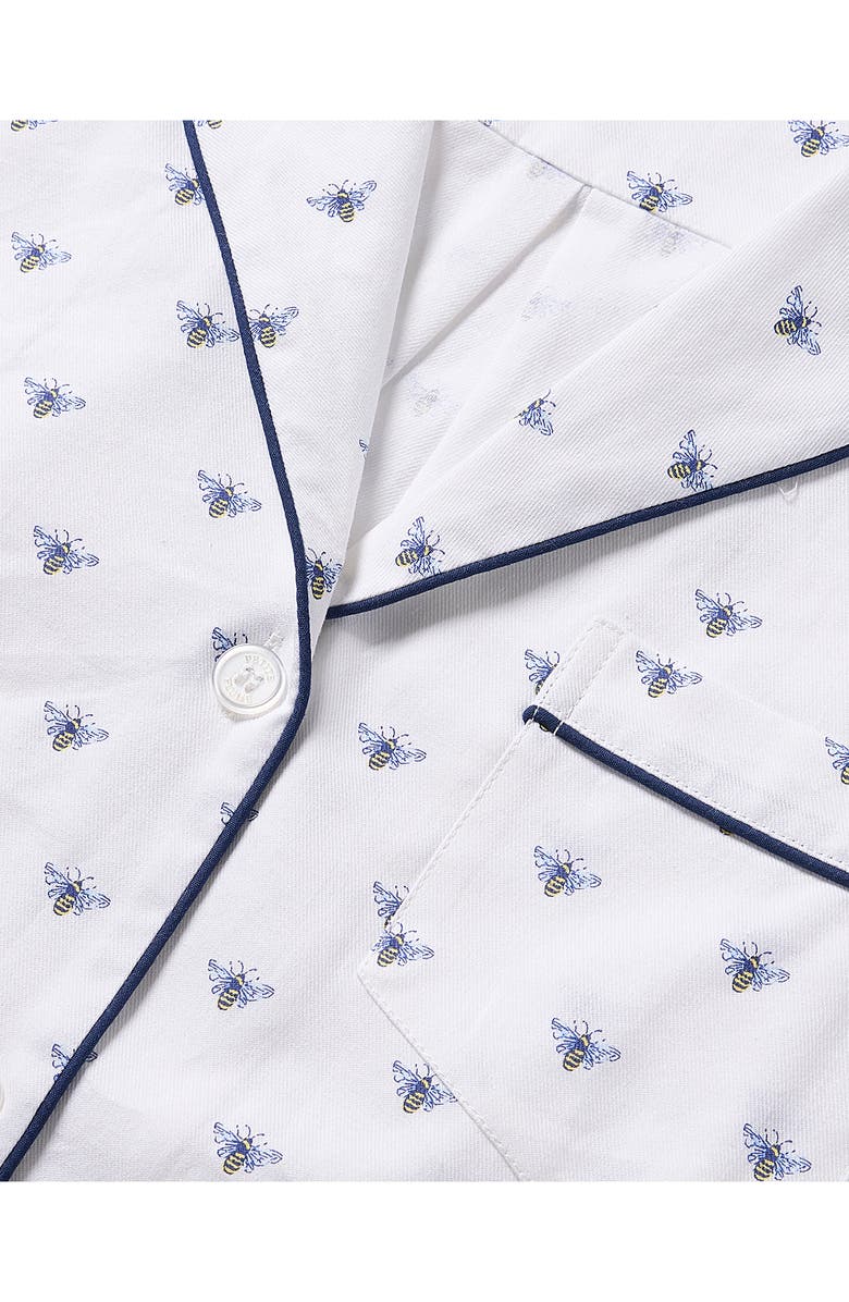 Petite Plume Print Cotton Short Pajamas, Alternate, color,