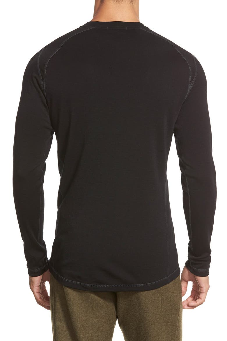 Merino 250 Base Layer Crewneck T-Shirt, Alternate, color, BLACK