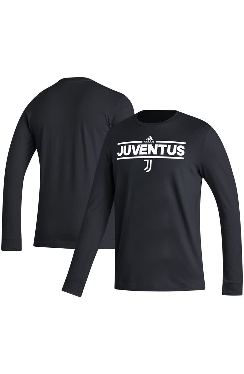 adidas Men's adidas Black Juventus Dassler Long Sleeve T-Shirt, Main, color, 
