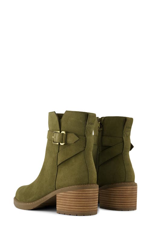 Toms Hailey Buckle Bootie In Green