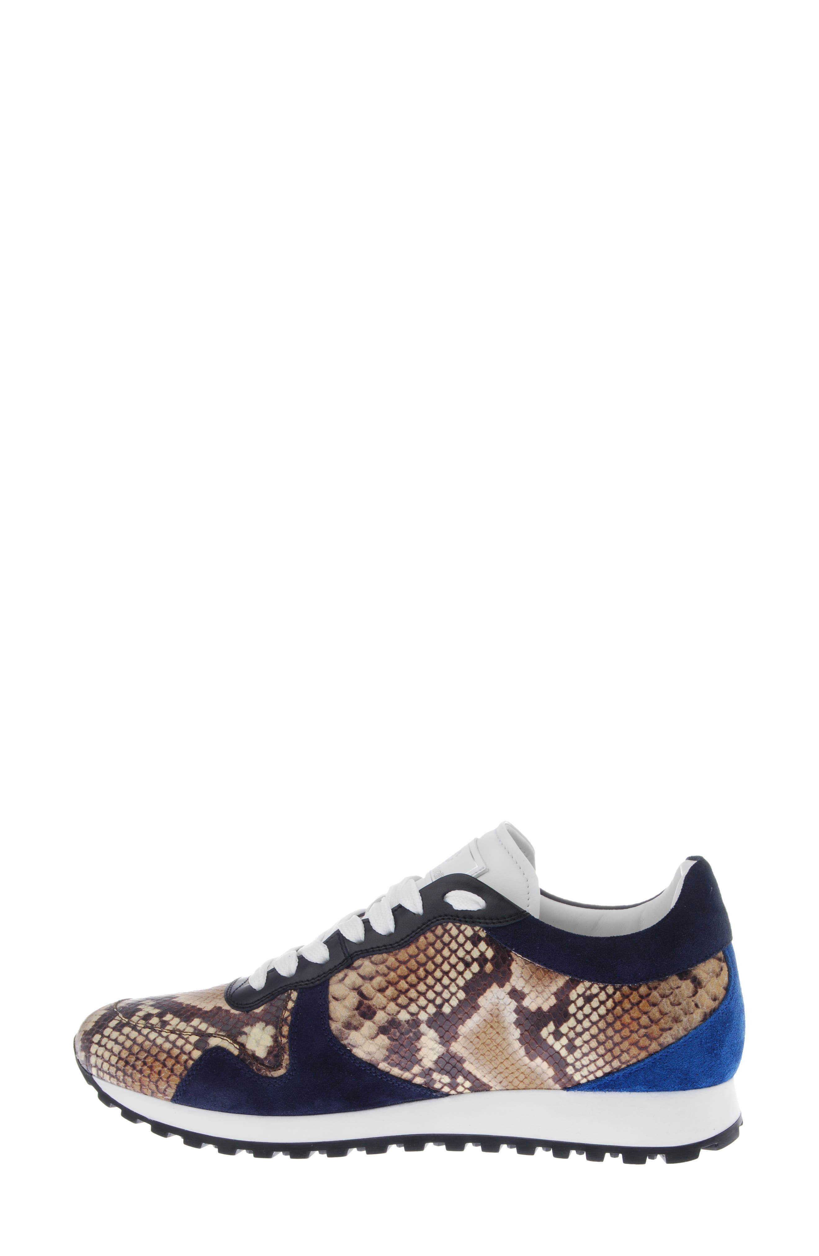 Roberto Cavalli Snake Print Sneaker, Alternate, color, 