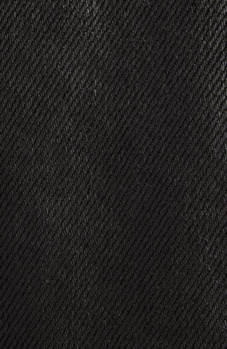 Dries Van Noten Croomson Coated Denim Jacket, Alternate, color, Black