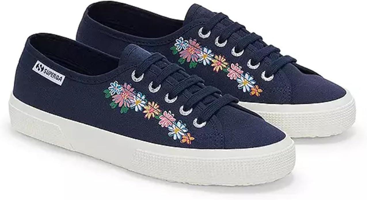 Superga 3750 Flower Print Legeerra Sneakers, Main, color, Blue Navy Multiflowers