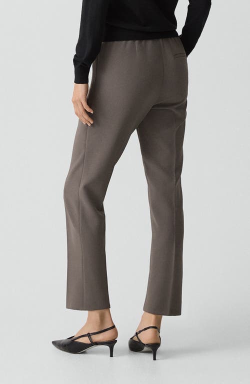Theory Treeca Pull-on Trousers In Gray