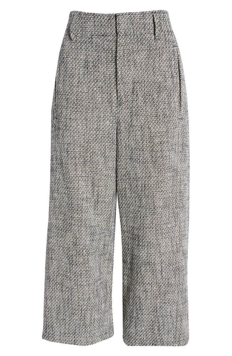 rag & bone Dylan Tweed Crop Trousers, Alternate, color,