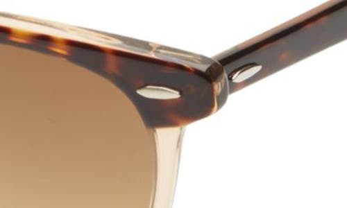 Ray Ban Ray-ban 52mm Square Polarized Sunglasses In Brown