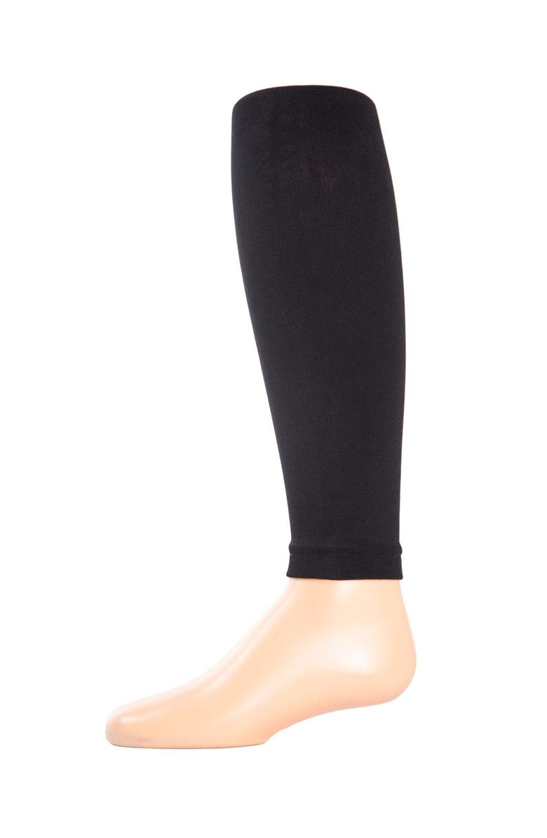 MeMoi Opaque Nylon Footless Tights, Main, color, Black