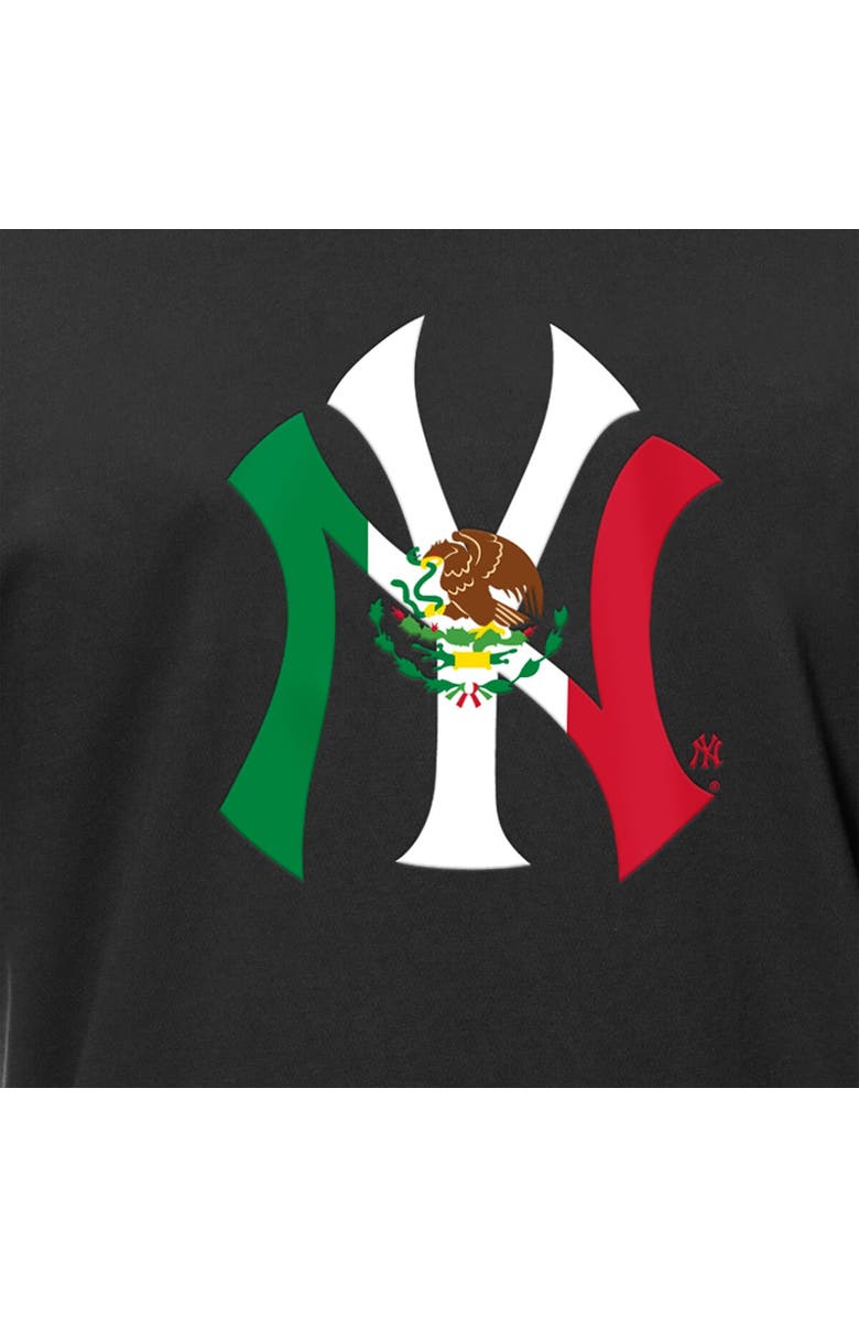 New Era Men's New Era Black New York Yankees Mexican Flag Logo T-Shirt, Alternate, color, Black