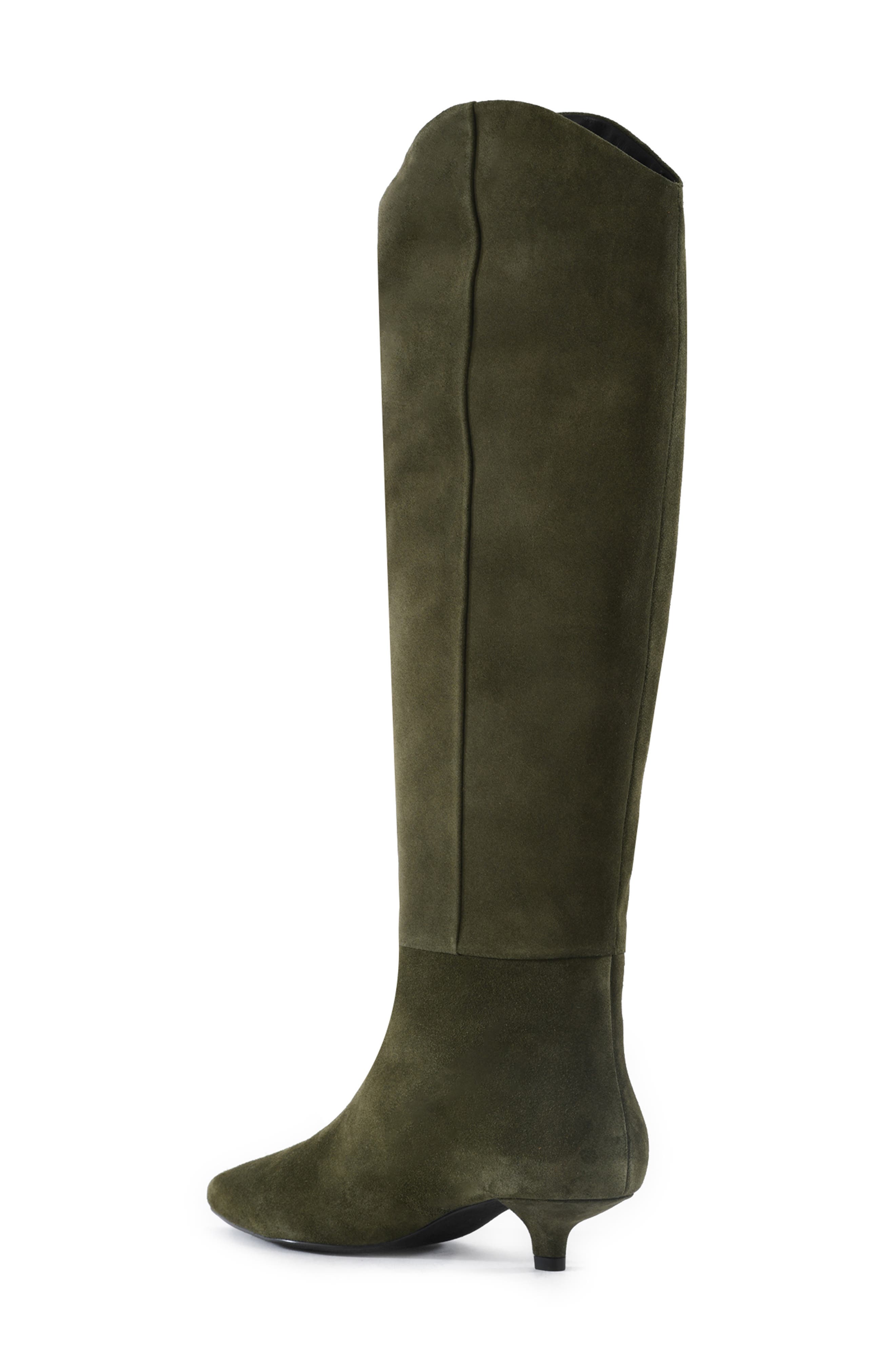 Love in a Mist Knee High Boot, Alternate, color, OLIVE