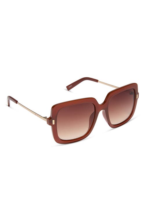 DIFF DIFF 54MM SQUARE SUNGLASSES
