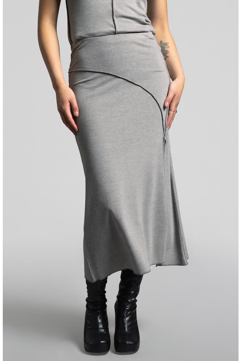 Marisol Maxi Skirt, Alternate, color, NATURAL GREY