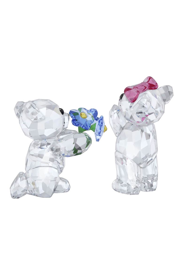 Kris Bear I Adore You Crystal Ornament, Alternate, color, WHITE