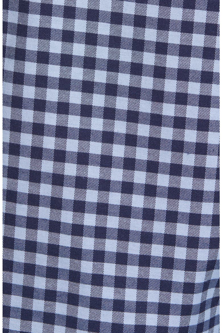 Dry Touch® Check Performance Flannel Button-Up Shirt, Alternate, color, BLUE
