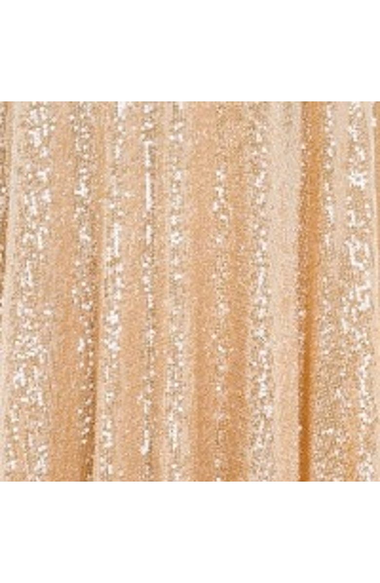 Needle & Thread Sunbeam Valentina Off-Shoulder Gown, Alternate, color, Antique Gold