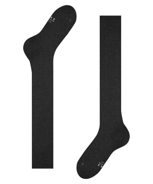 Falke Energizing Wool Compression Knee High Socks In Gray
