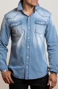 CANYON OF HEROES Big Sky Stretch Western Denim Shirt