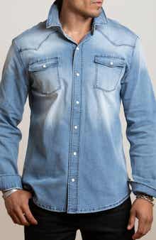 CANYON OF HEROES Big Sky Stretch Western Denim Shirt