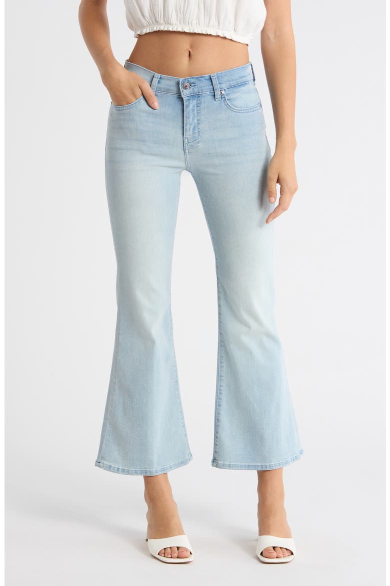 Dojo Mid Rise Ankle Flare Jeans, Main, color, DECATUR