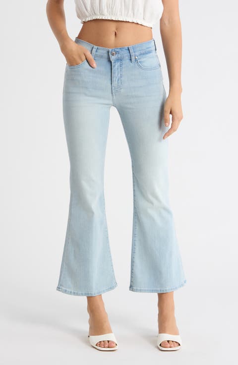 Dojo Mid Rise Ankle Flare Jeans (Decatur)