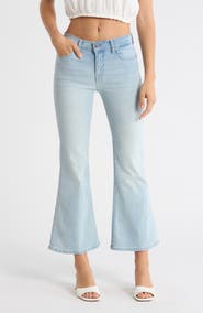 7 For All Mankind Dojo Mid Rise Ankle Flare Jeans