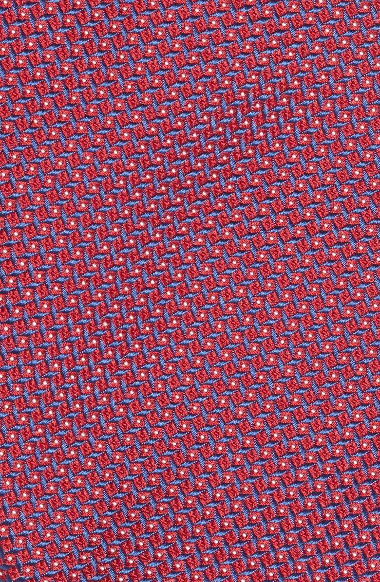 Eton Micro Geometric Silk Tie, Alternate, color, 