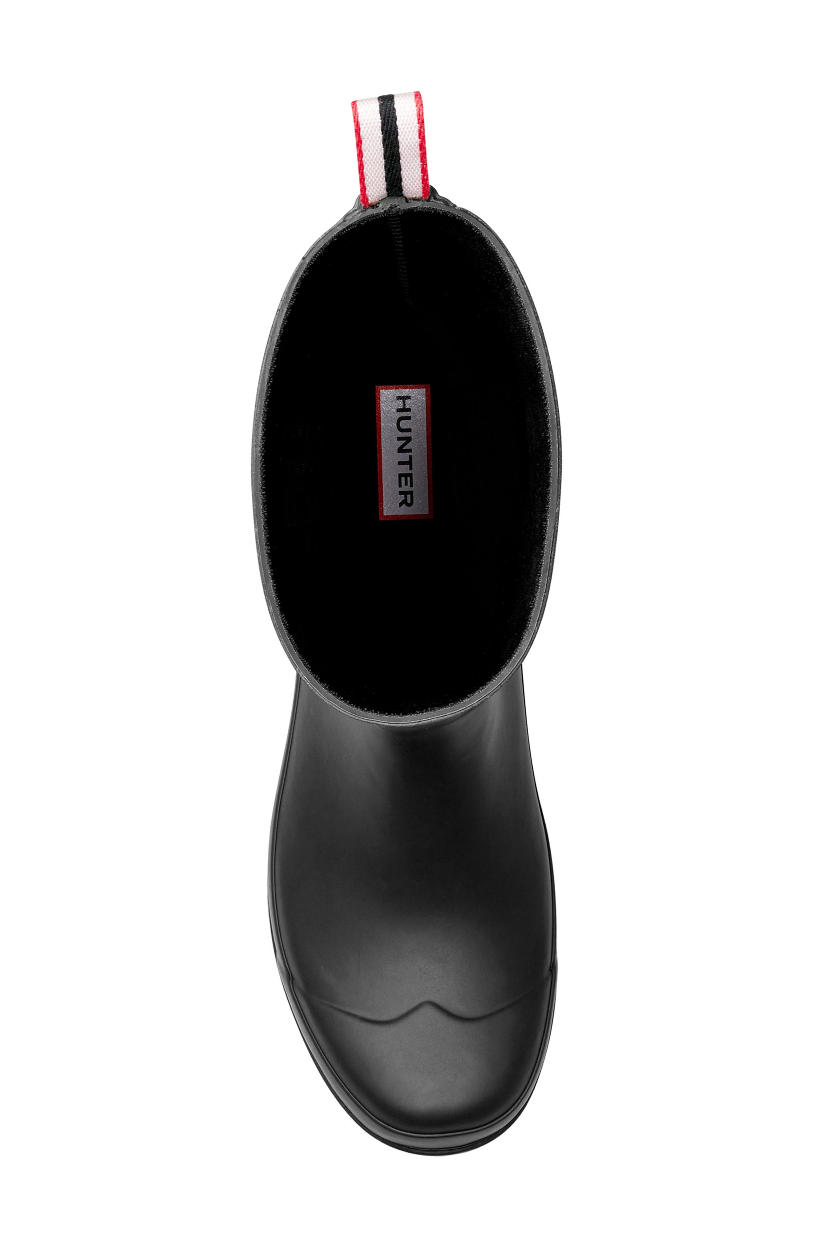 Hunter Play Waterproof Mid Boot, Alternate, color, Black