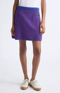 Marimekko Koillis Pallo Kioski Polka Stretch Wool Miniskirt