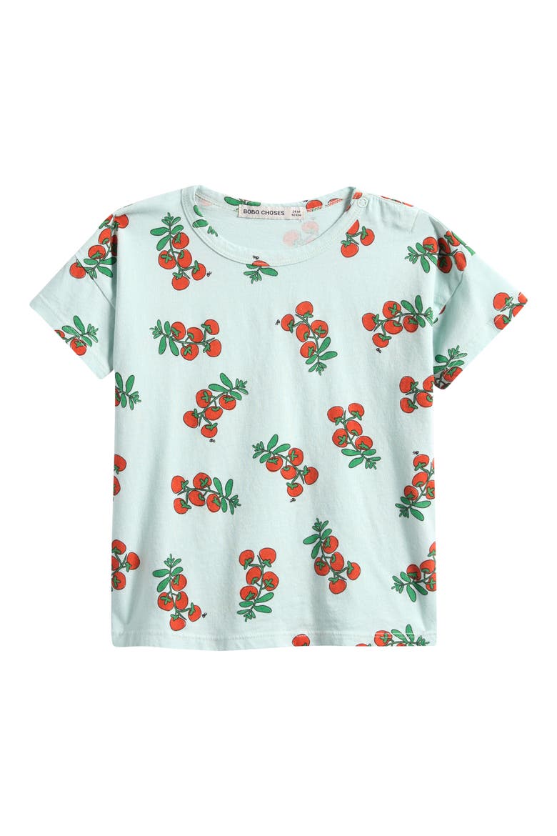 Juicy Tomatoes Organic Cotton T-Shirt, Main, color, LIGHT BLUE