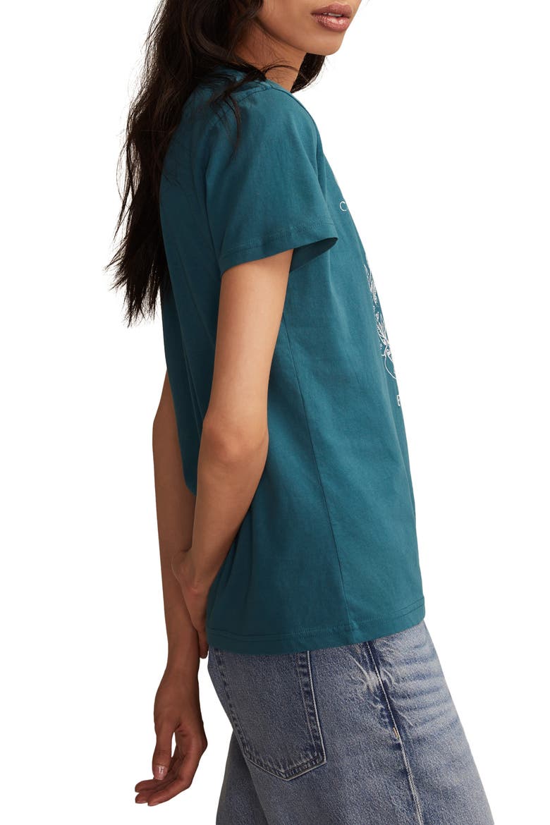 Saint Tropez France Cotton Graphic T-Shirt, Alternate, color, BALSAM