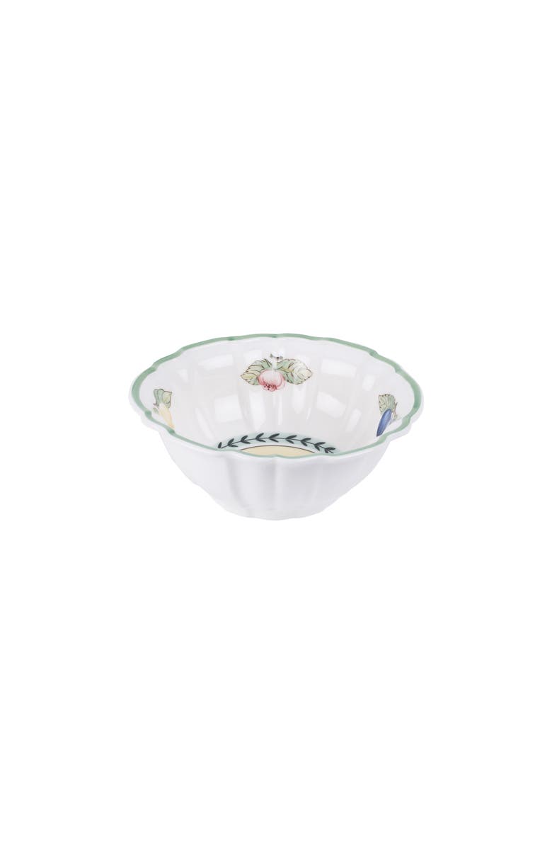 Villeroy & Boch French Garden Fleurence Fluted Rice Bowl, Alternate, color, White