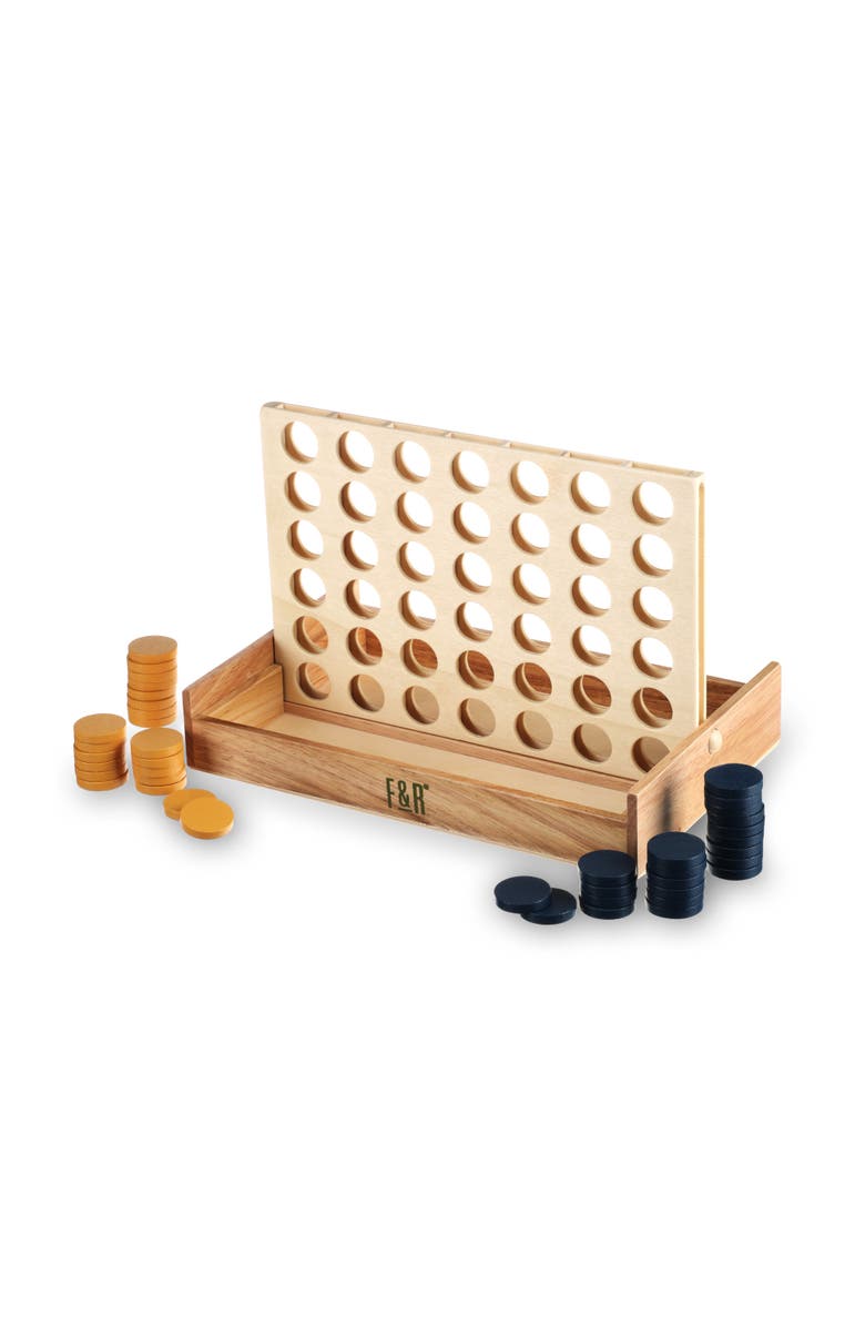 Foster & Rye Four and Win Game, Main, color, Wood