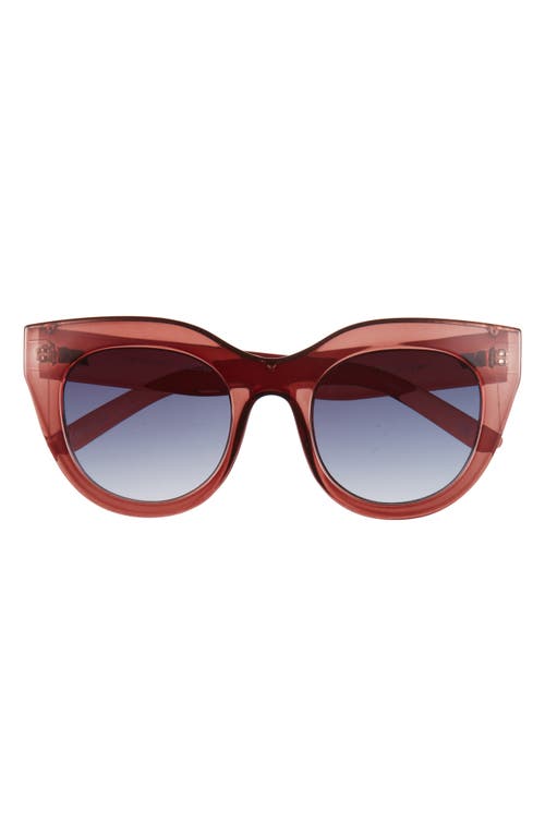 Le Specs Air Heart 51mm Gradient Cat Eye Sunglasses In Brown