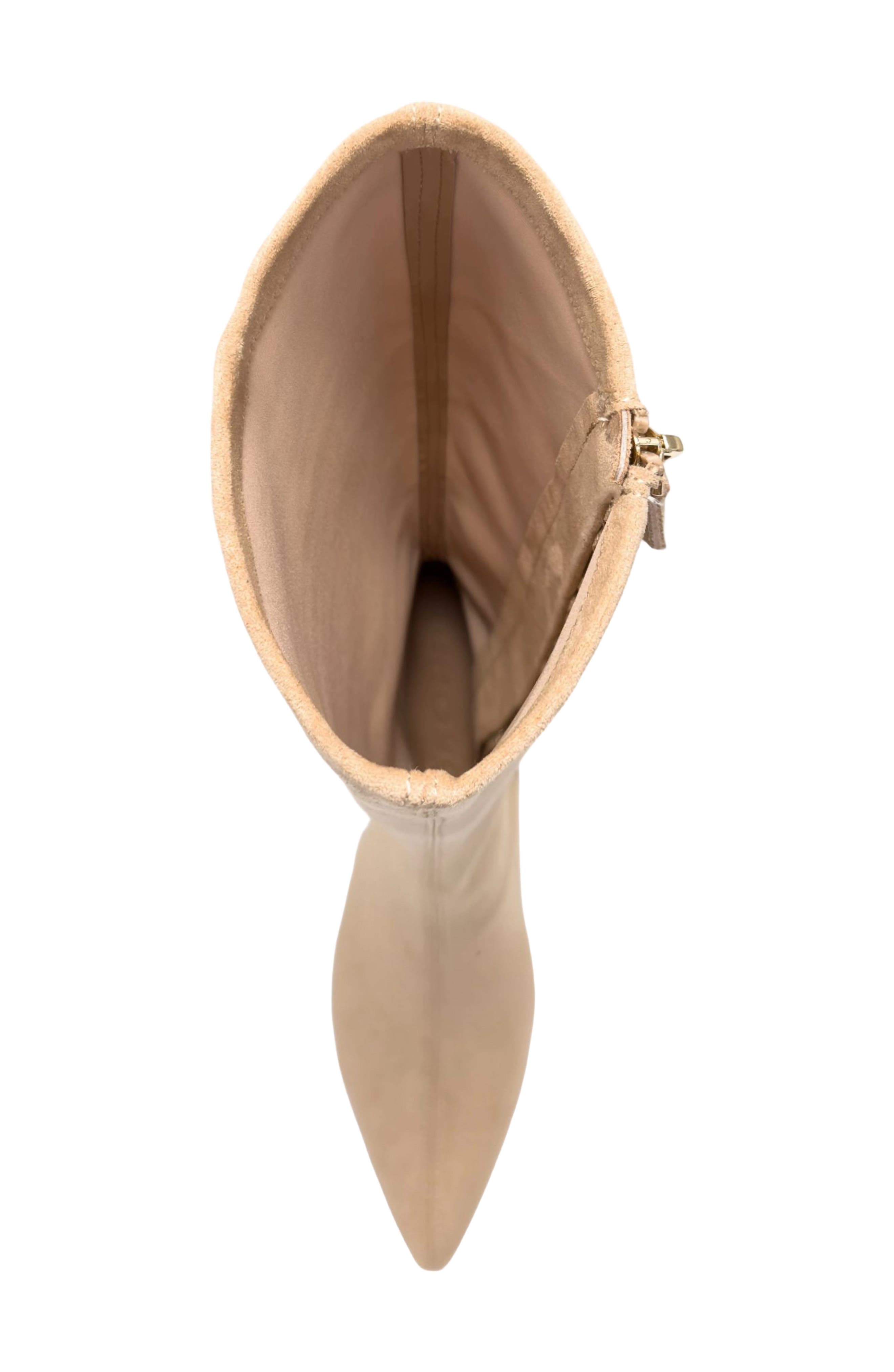 Richie Faux Leather Knee High Boot, Alternate, color, CAMEL